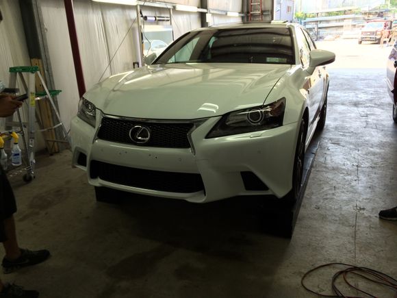 Vinyl front bumper