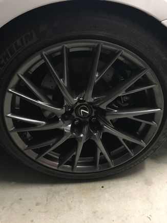 Some refinements to the RCF wheels.... A powder coating job to make them all one solid color.  I think it looks even better now.