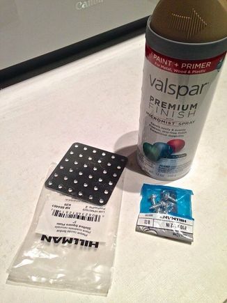 Materials:
- Paint
- Metal Plate (I don't wven know what this is for, lol)
- Small (self-tapping) Screws