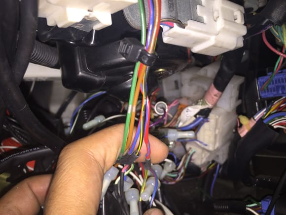 This picture is from a friend of mines car . But that same plug I had to replace , but I have the same wires but idk where to connect them