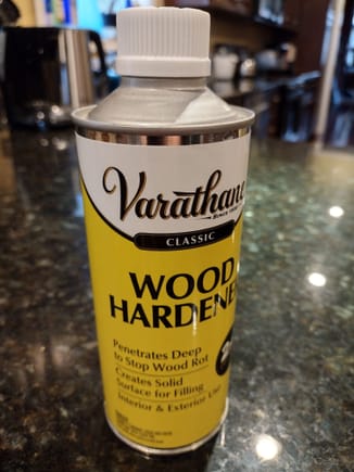 Use wood hardener in well ventilated area.