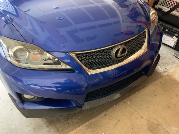 Test fitting Aeroworks 3 piece lip
