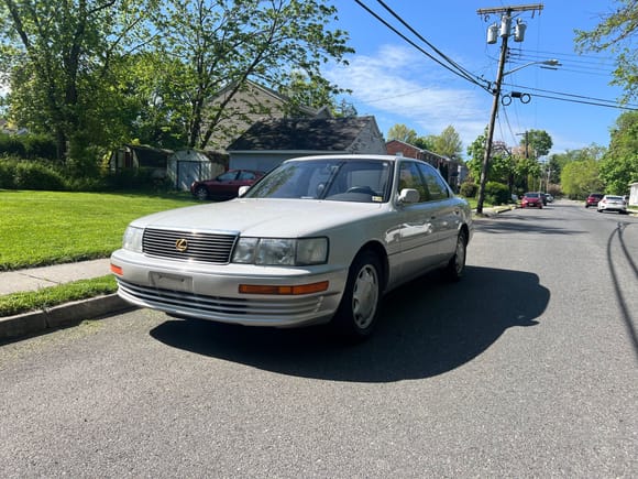 New to me 1994 LS. Opal White Pearl with Gray interior. 141k miles. no rust.