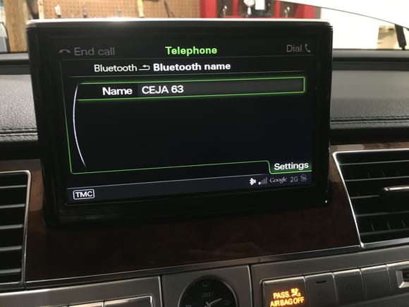 Changed the Bluetooth name
