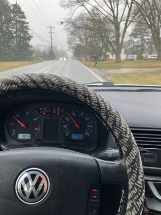 This purely for the sake of the weather avoidance. Thank god it's stick!