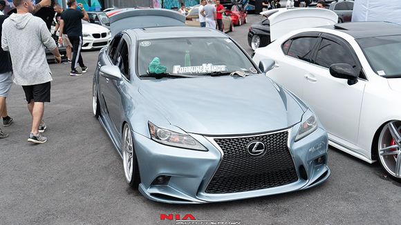Lexus IS front bumper 3is conversion
