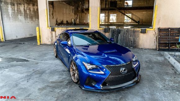 Lexus RCF front splitter