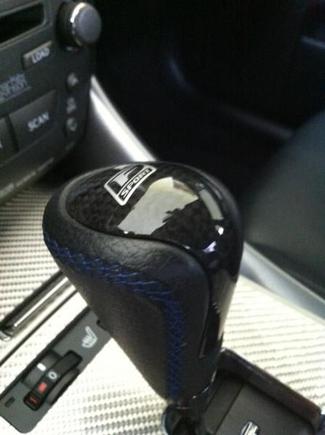 F sport shift knob.