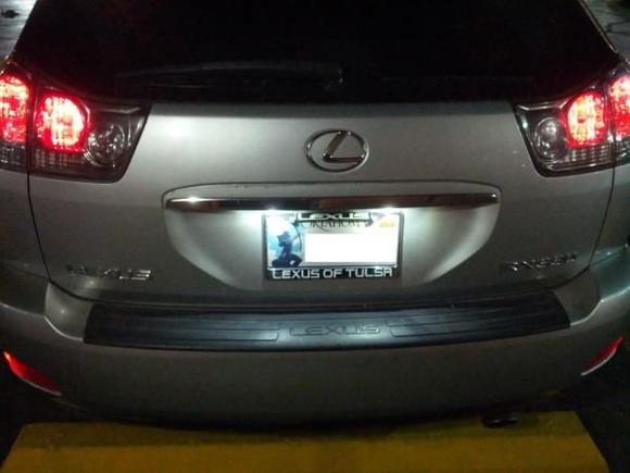 L.E.D. License Plate Lights