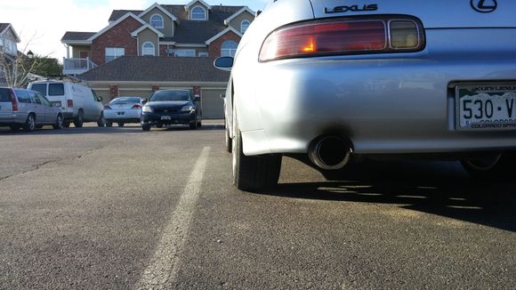 Stance from the rear with 5mm Spacers