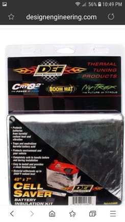 For those who no longer have the OEM battery insulator, DEI also offers a battery insulator kit