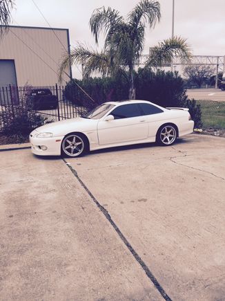 Notice the rake to the front....Little too high in the back