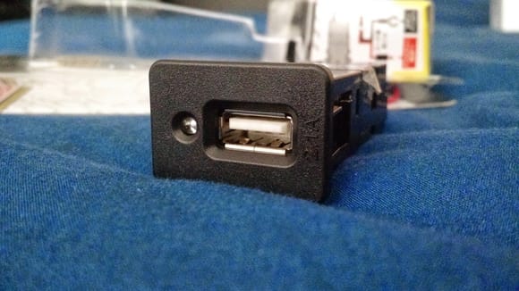 here's USB charging port