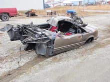 This is what left of the donor car... a '80 T-top cobra