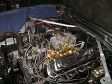 Holley 650 Carb, E7TE Heads and Hedman Headers are starting to bring the car to life.