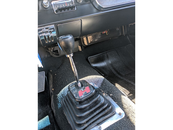 4-speed manual with Hurst shifter