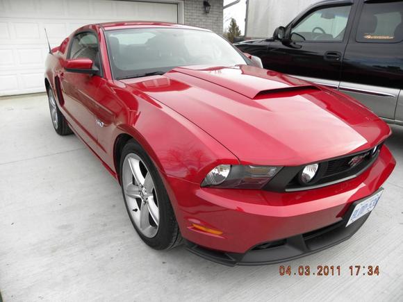 2011 GT - new hood scoop and valance