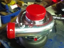 turbonetics TO4E   57 Trim Ceramic ball bearing turbo, 3 inch intake, 3 inch exhaust, hpc billet aluminum wheel