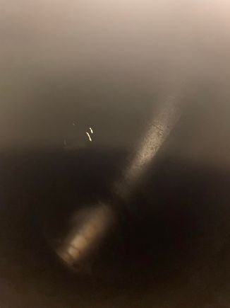 Hole in hot side pipe 