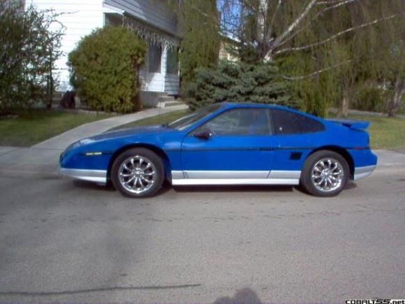 blue fiero