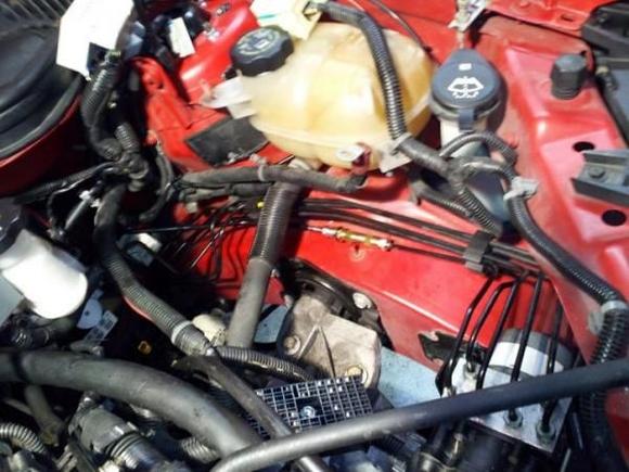 brake line installed