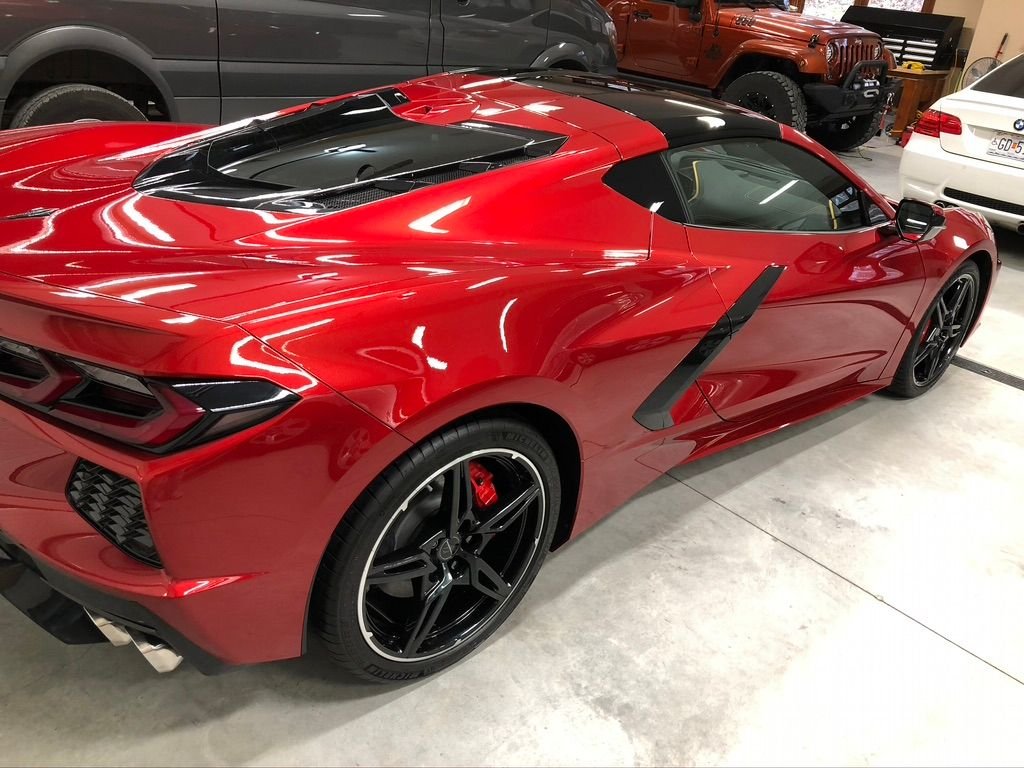 C8 Corvette Convertible Red