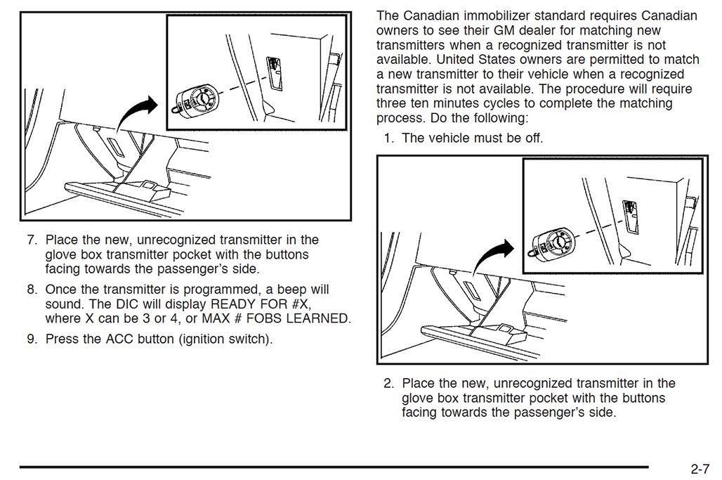 Infamous Key Fob not detected Page 2 CorvetteForum Chevrolet