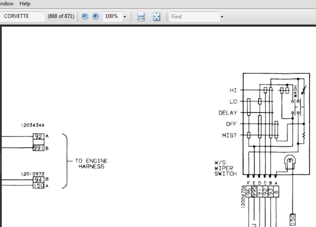 Finding physical location of a connector listed on FSM - CorvetteForum ...
