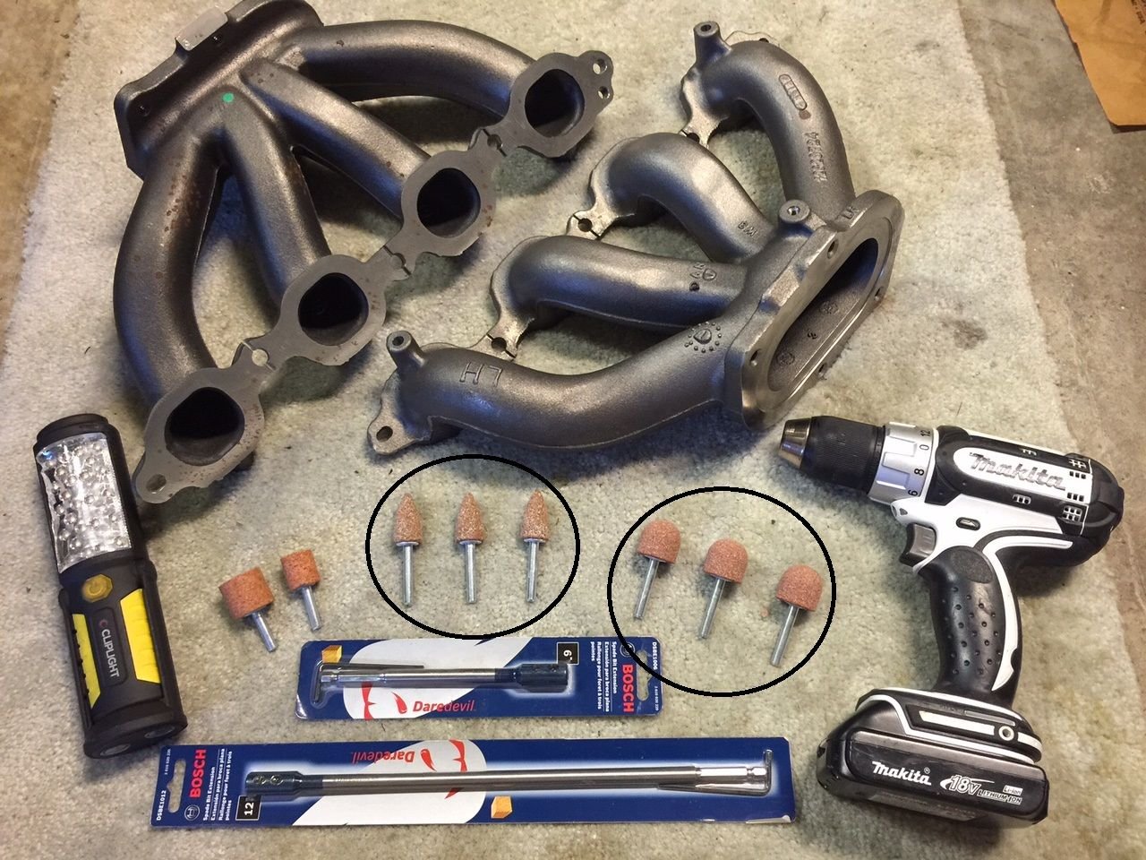 My DIY Project Exhaust Manifold Porting and Coating CorvetteForum