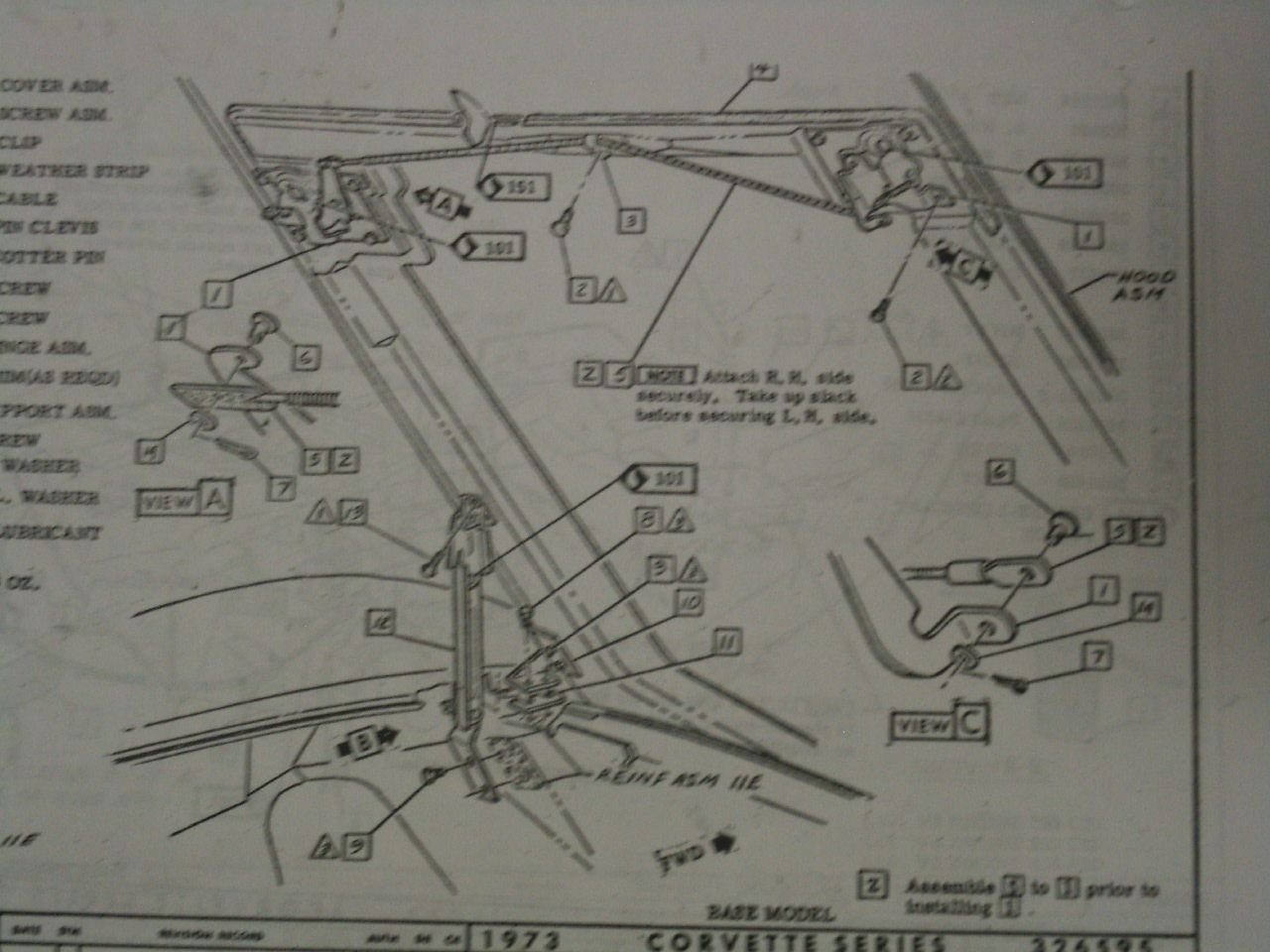 73 Hood release cable CorvetteForum Chevrolet Corvette Forum Discussion