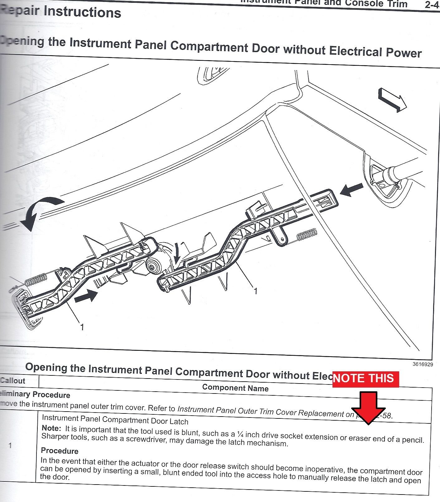 Glove Compartment Won't Open CorvetteForum Chevrolet Corvette Forum