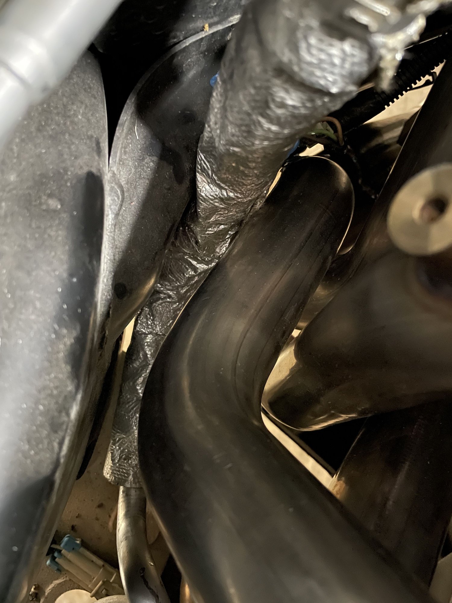 LG Pro 1 7/8 Headers Hitting AC Line CorvetteForum Chevrolet