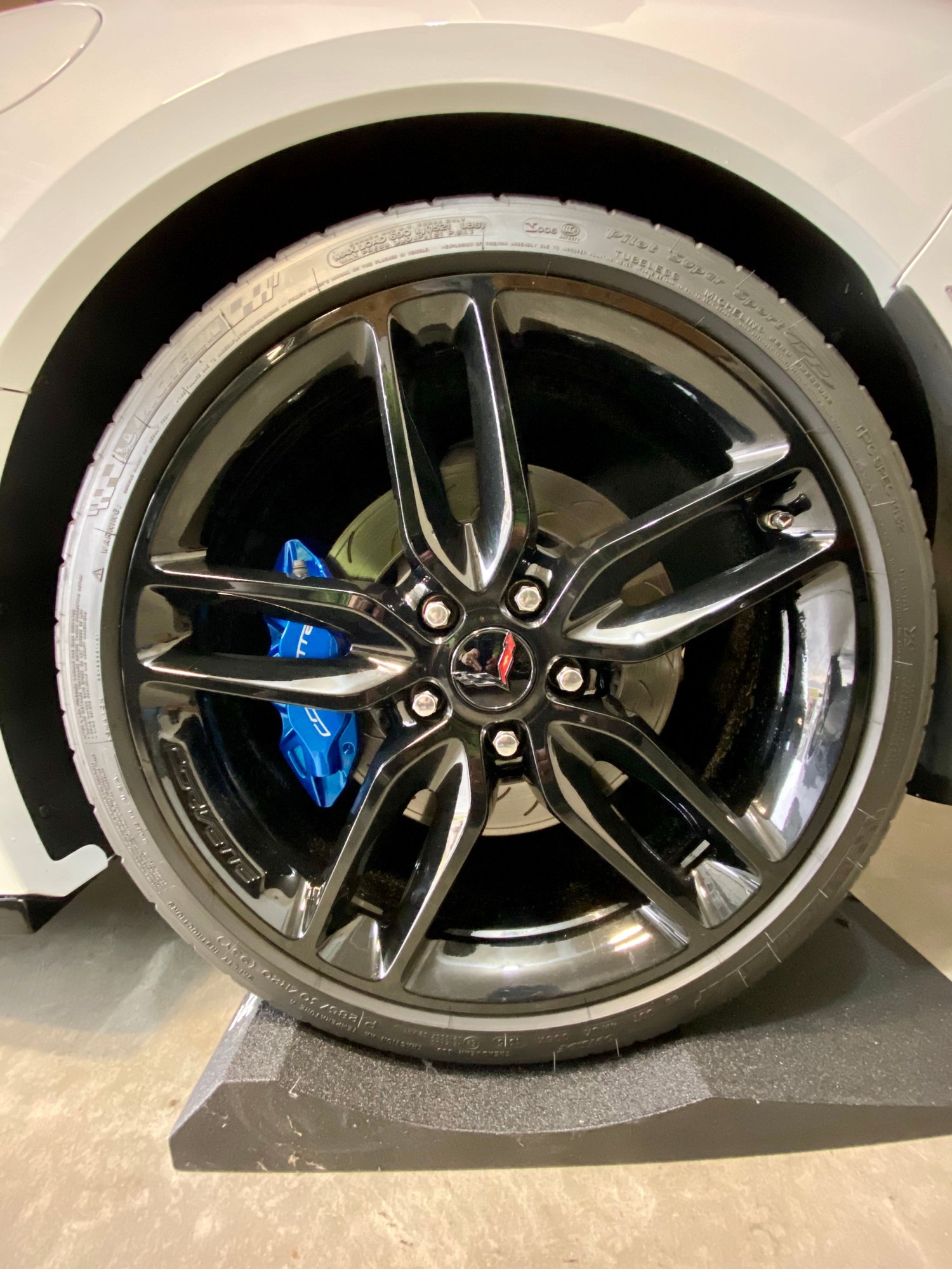 ZR1 Powder Blue coated calipers CorvetteForum Chevrolet Corvette Forum Discussion