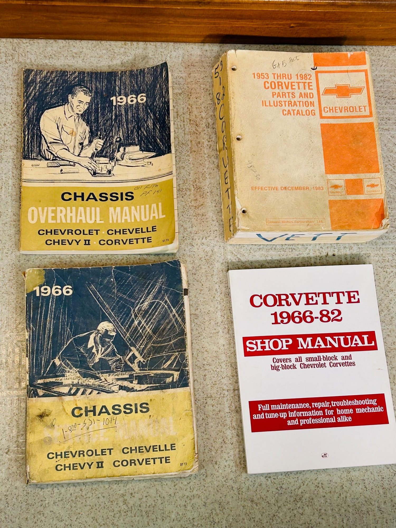 FS (For Sale) 5382 GM parts catalog, 66 chassis Man. Carlisle