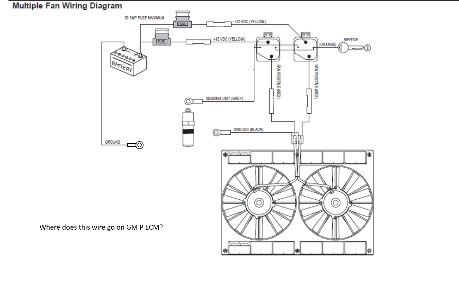 Cooling Fan Relay Wiring Diagram For Ls 3 - Diagram