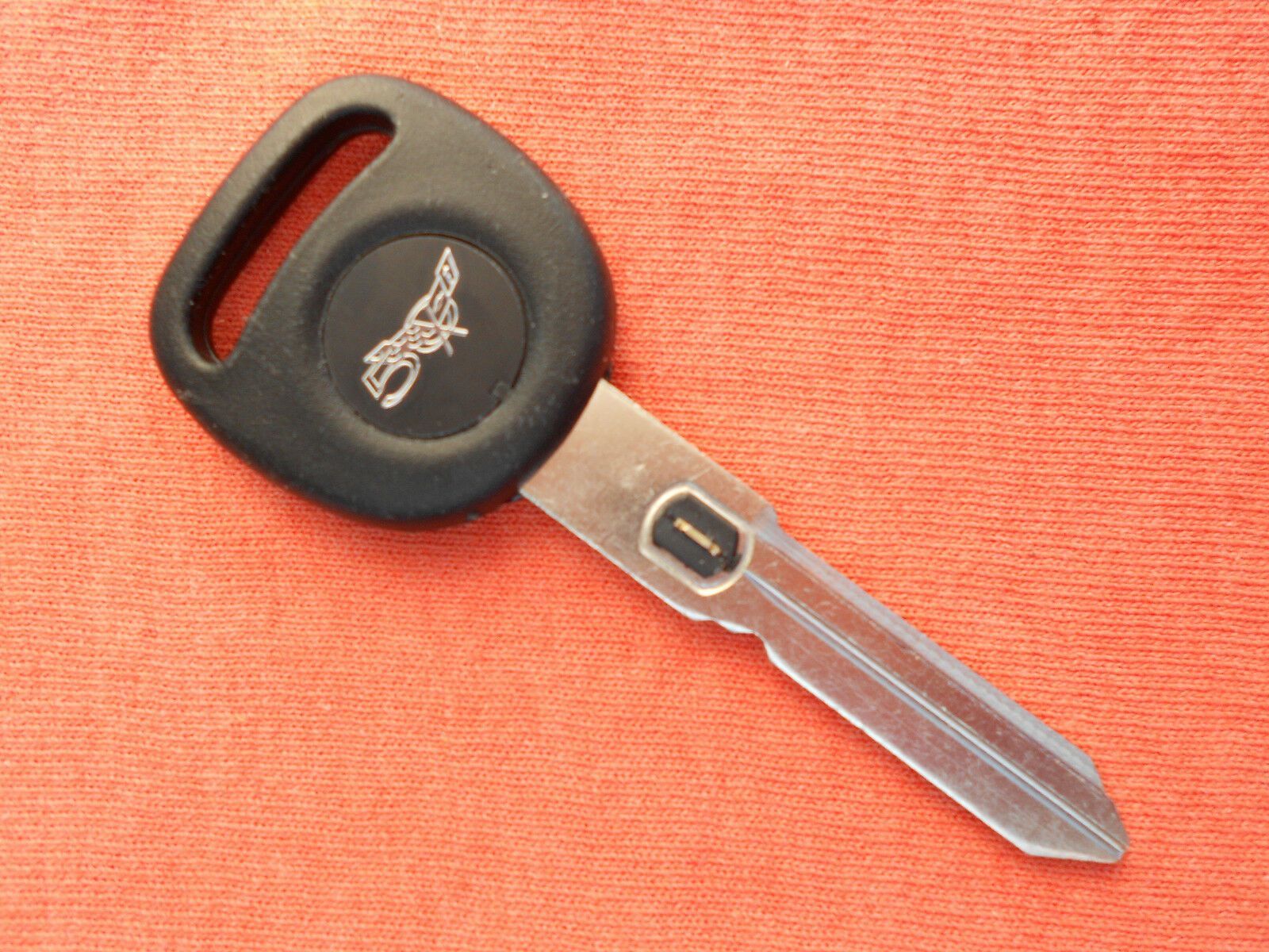 VATS Chip 2 CORVETTE Blank Key With Corvette 50th Anniversary Silver Logo MOTORS Parts