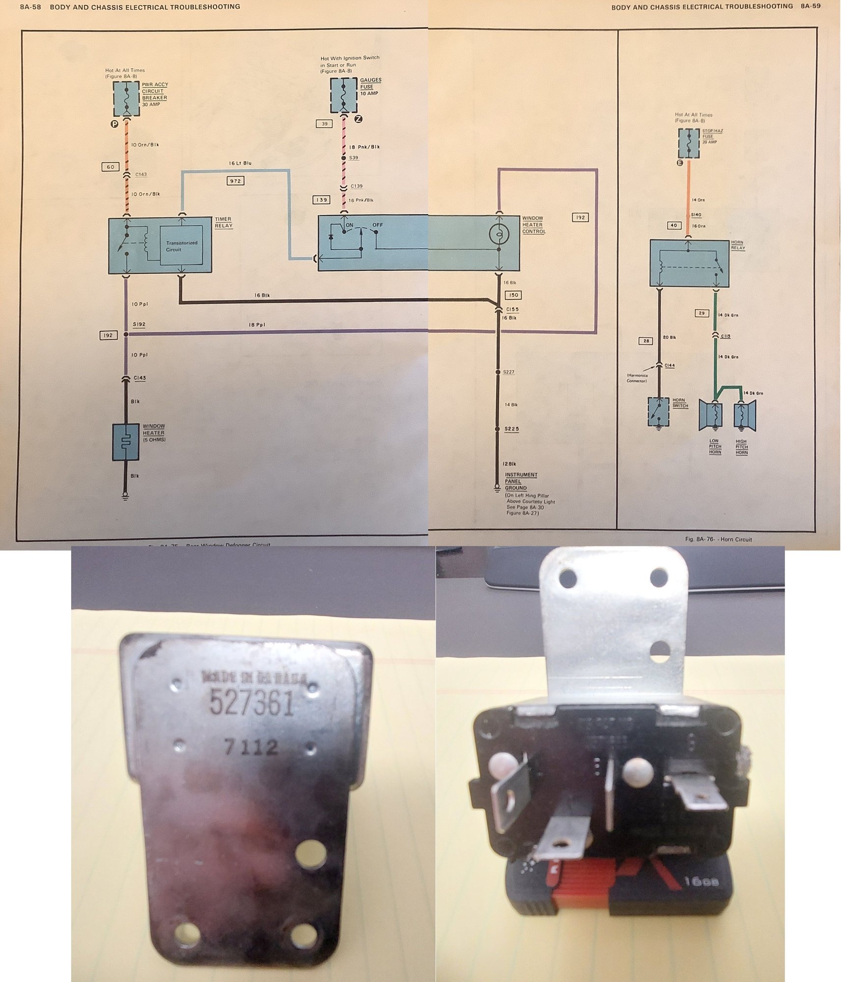 1978 Rear Defroster Not Working CorvetteForum Chevrolet Corvette