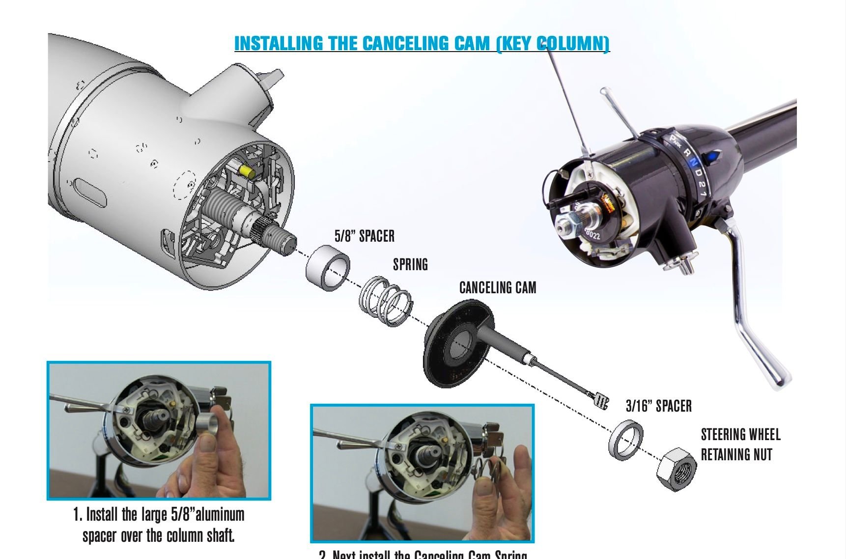 C2 Flaming River Tilt Steering Column CorvetteForum Chevrolet