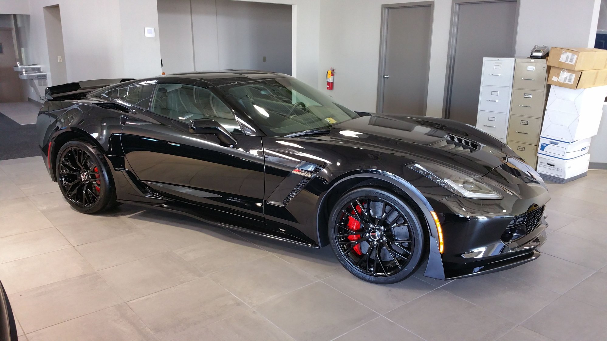 Chevrolet Corvette c7 Stingray Black