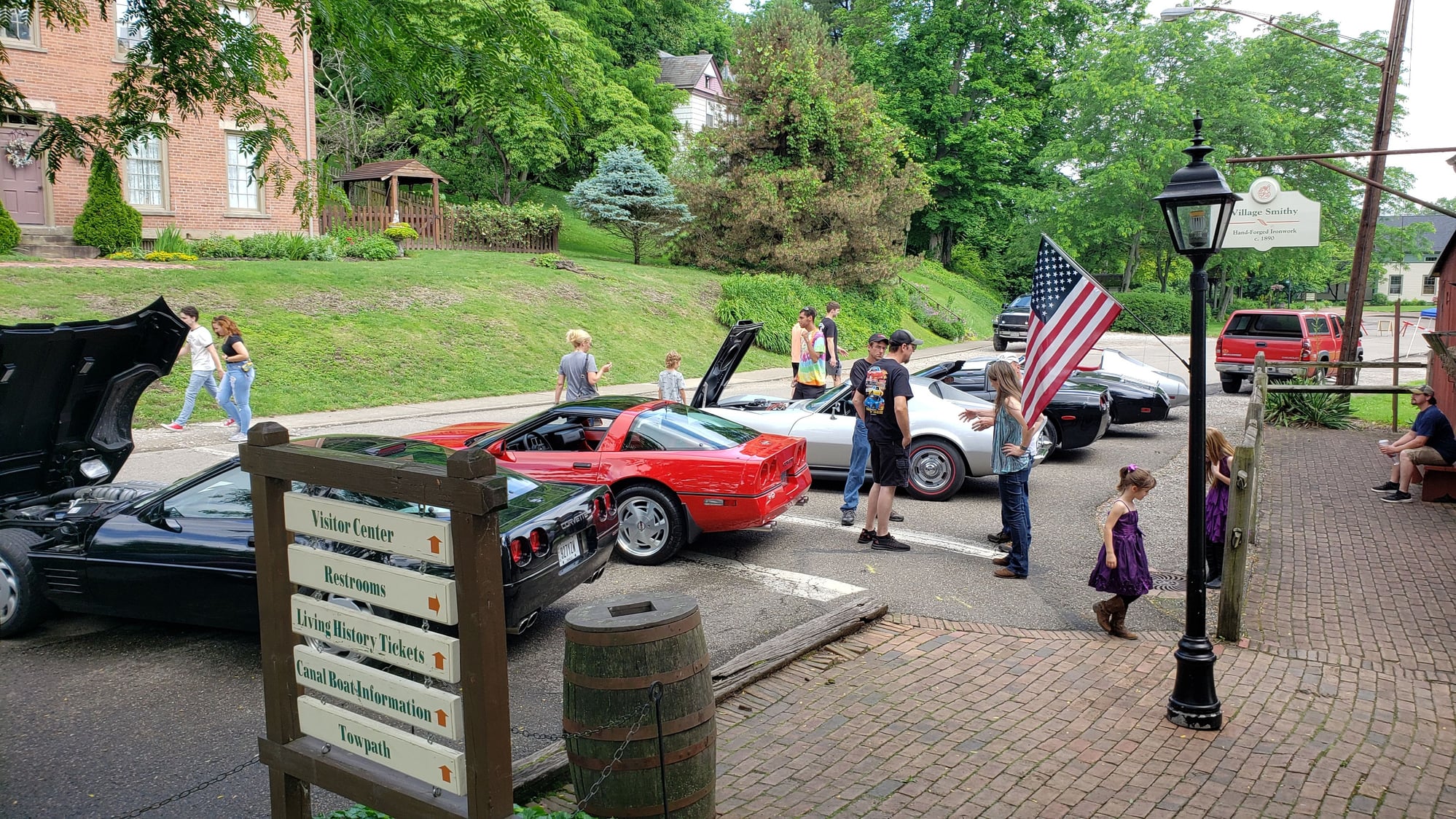 A great day a Roscoe Village Ohio cruzin CorvetteForum Chevrolet