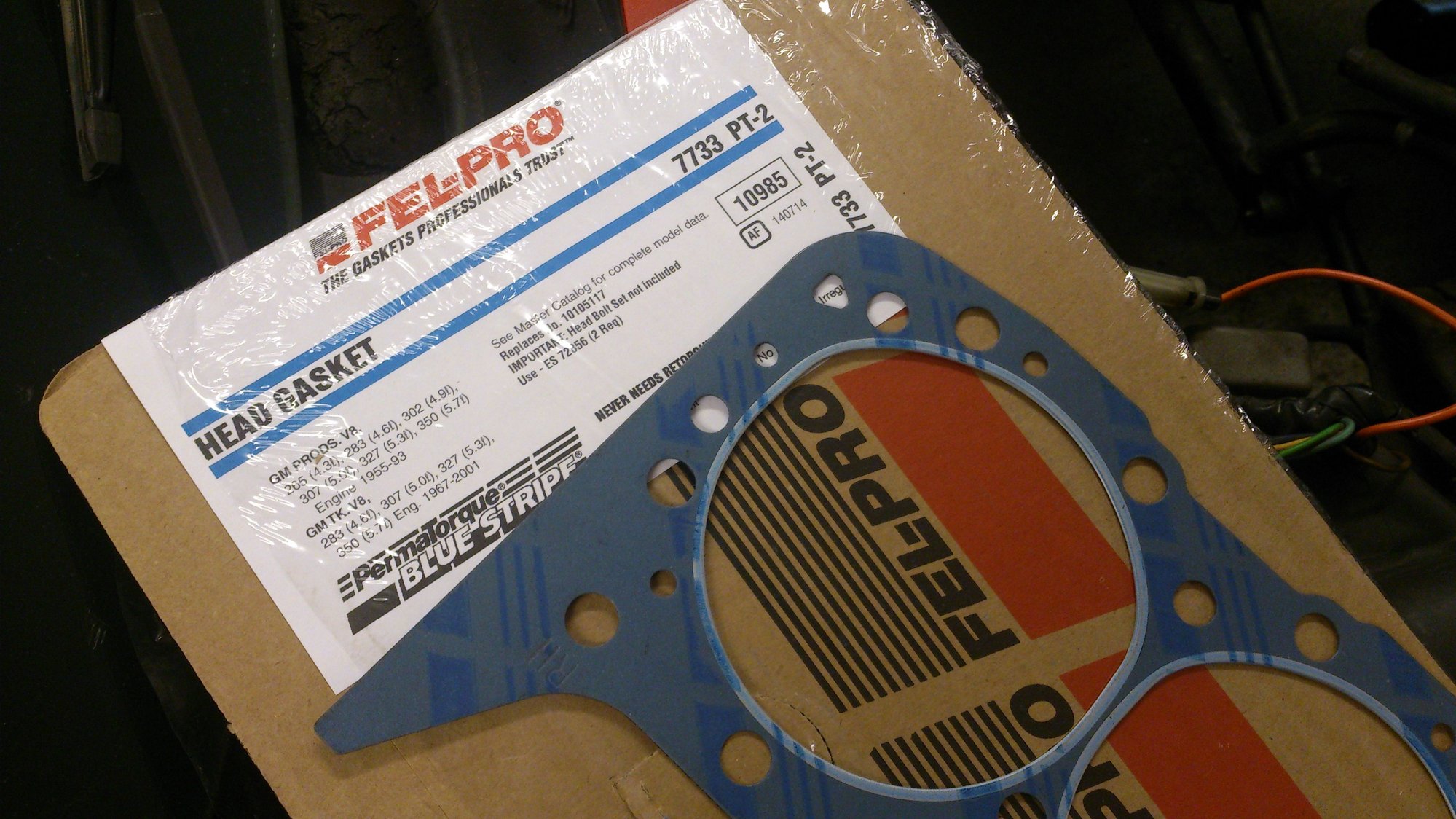 Head gasket Which way up? CorvetteForum Chevrolet Corvette Forum