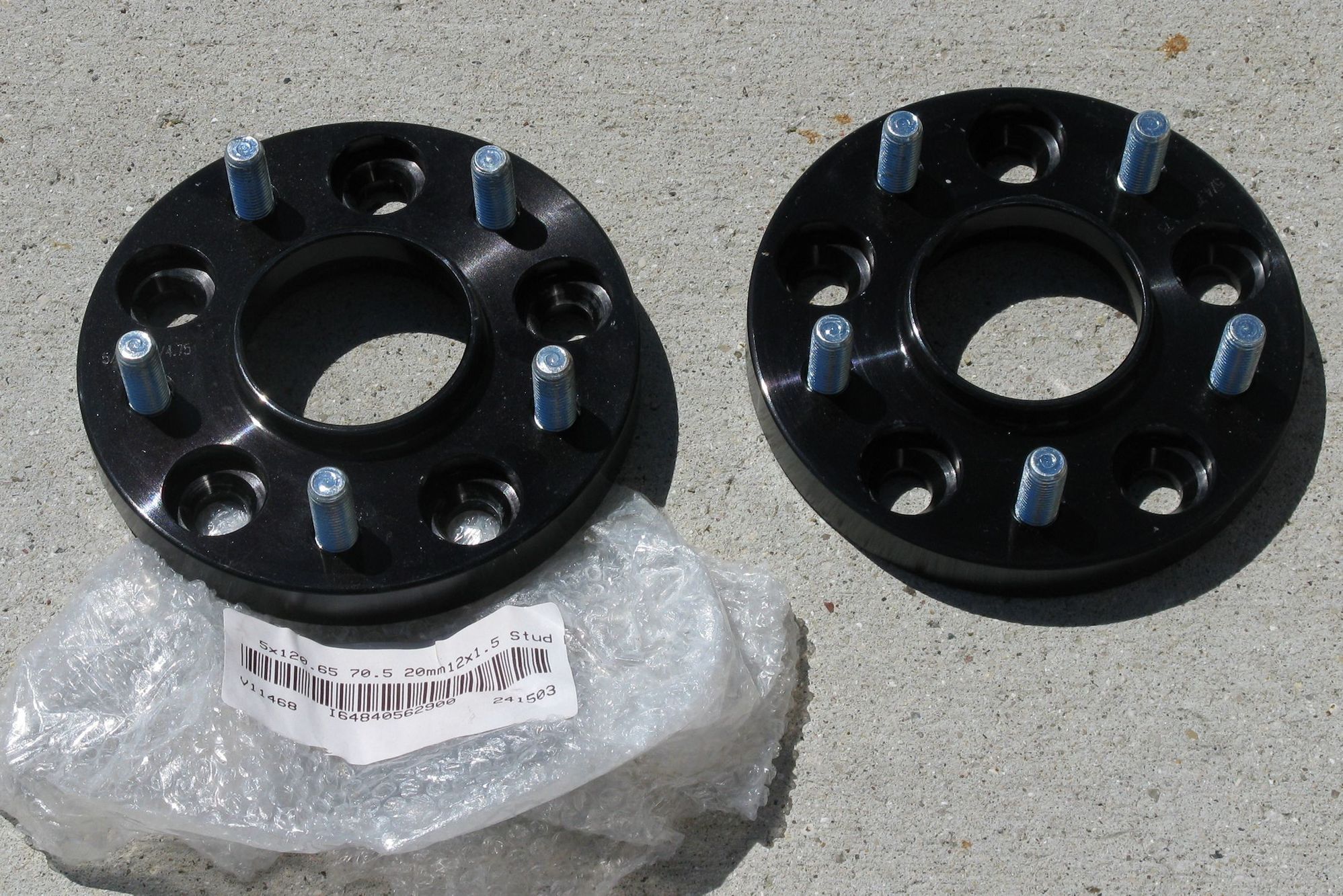 FS Wheel spacers 0.75” (20mm) hubcentric CorvetteForum Chevrolet