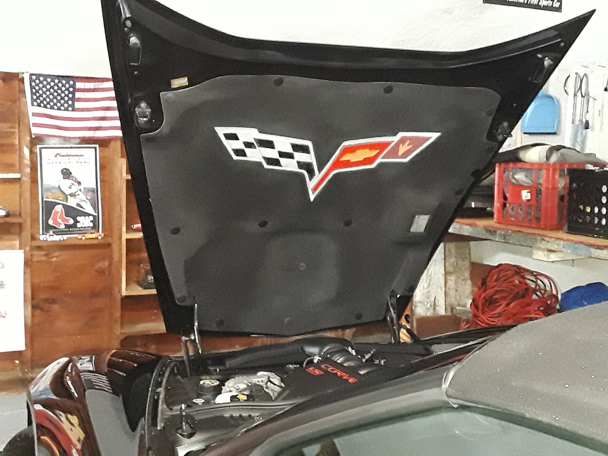 Under hood decal CorvetteForum Chevrolet Corvette Forum Discussion