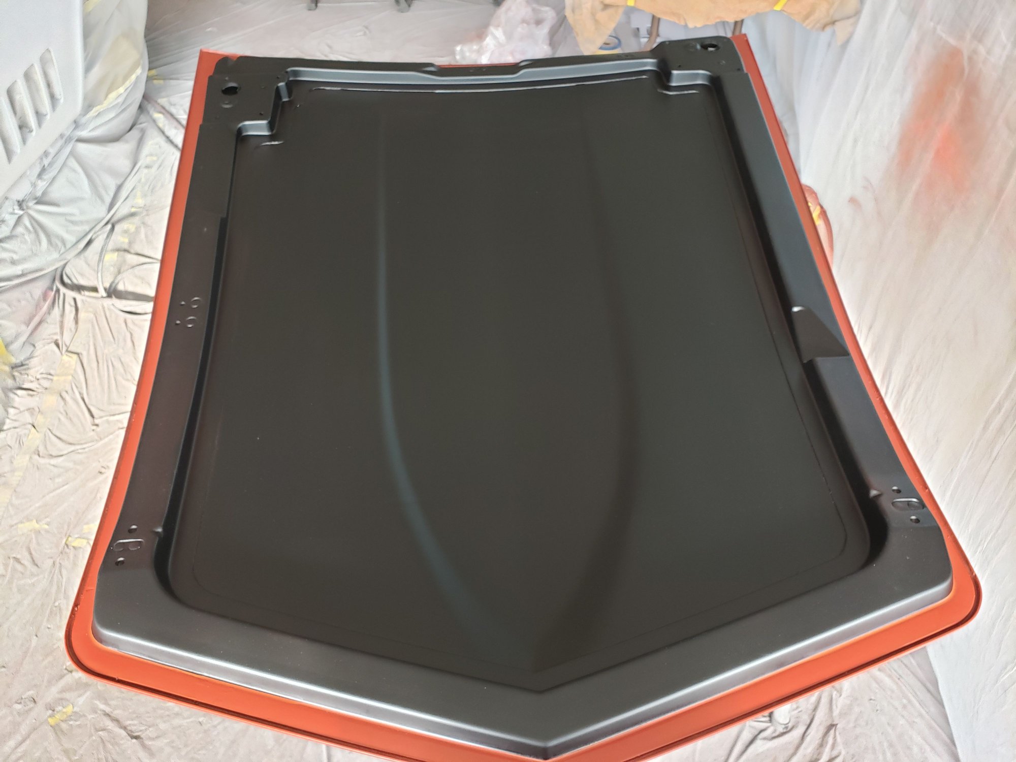 Underside of hood paint. CorvetteForum Chevrolet Corvette Forum