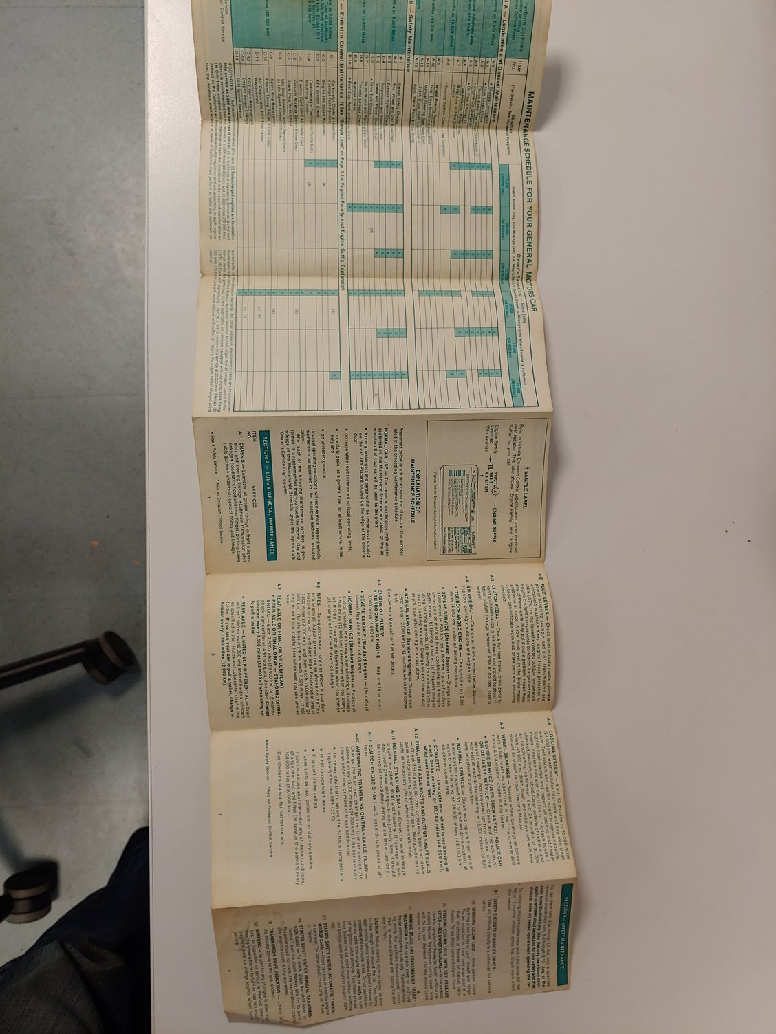 FS For Sale Free 1981 GM Maintenance Schedule CorvetteForum fs-for-sale-free-1981-gm-maintenance-schedule-corvetteforum