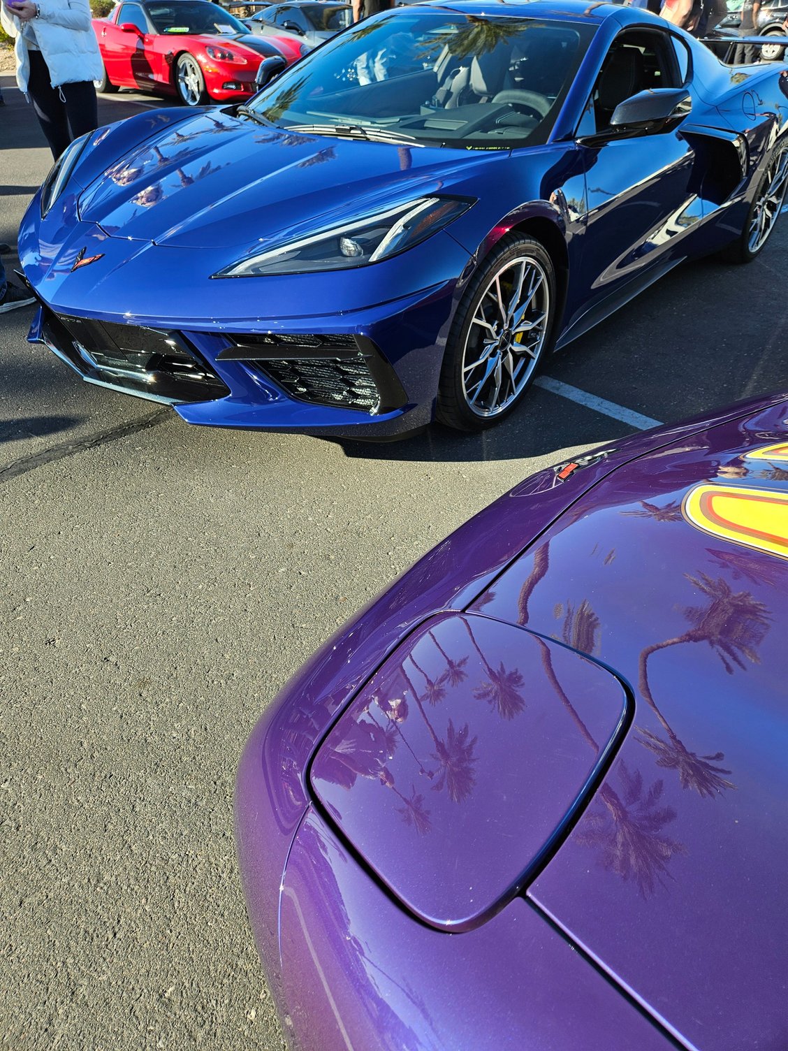Comparing to the radar blue (which is purple) 90s pace car