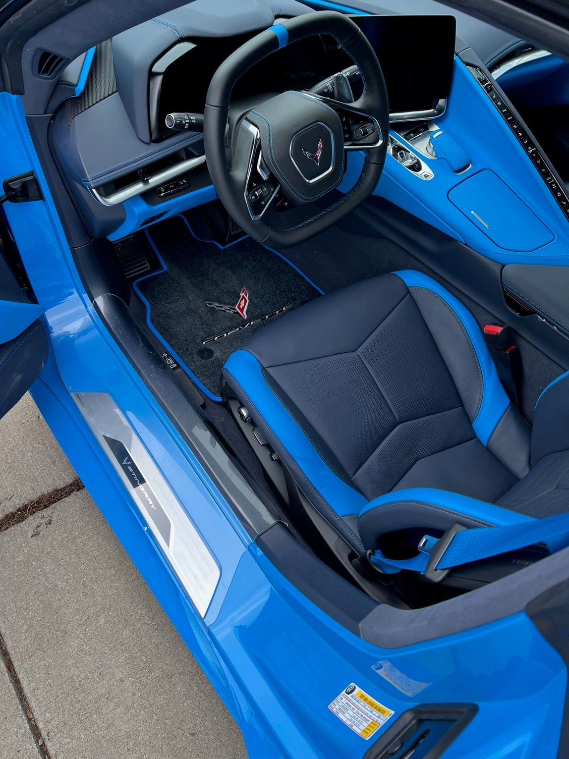 Clear Plastic Door Sill Protectors 2pc For C8 Corvette CorvetteForum