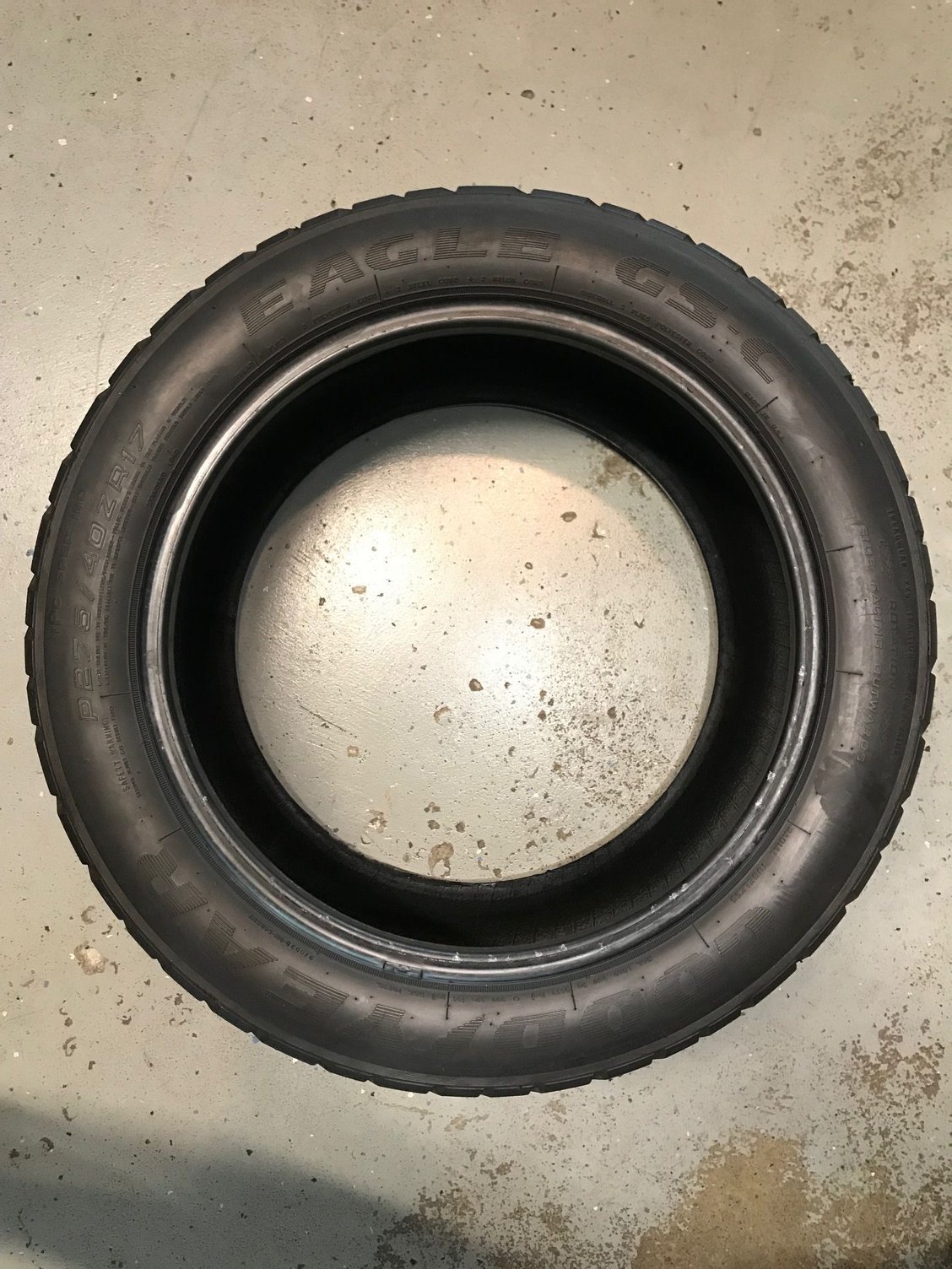 FS (For Sale) GOODYEAR EAGLE GS-C tires P275/40ZR17 - CorvetteForum ...