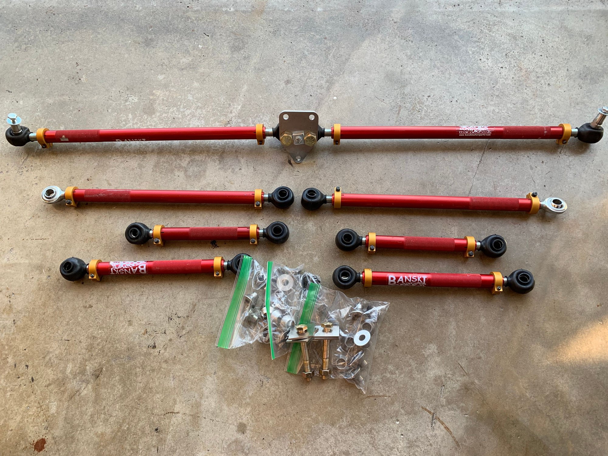 FS (For Sale) Banski Motorsports C4 trailing arm , camber rod and toe