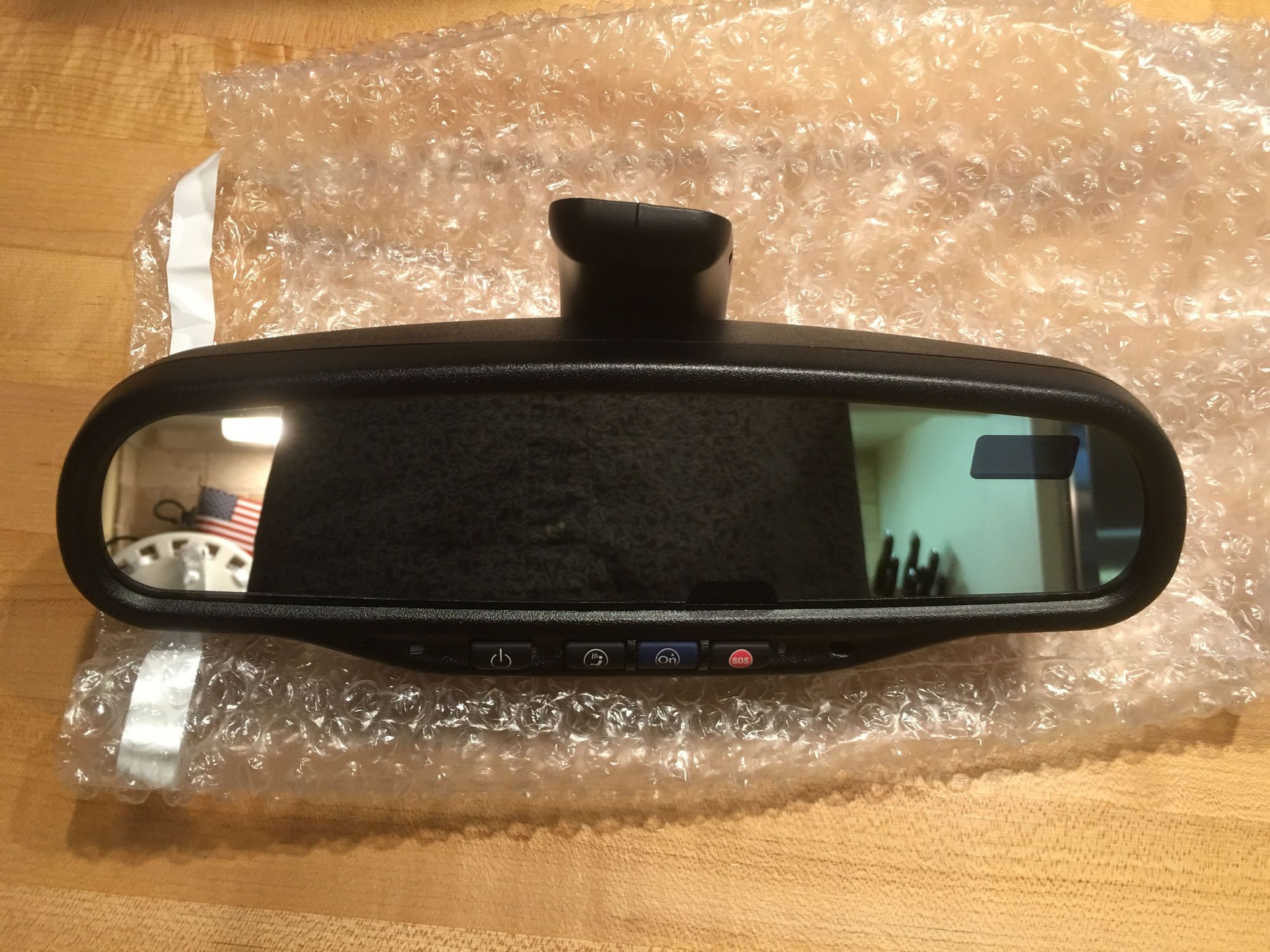 FS New 2008 to 2013 C6 Corvette RearViewMirror with OnStar, Compass